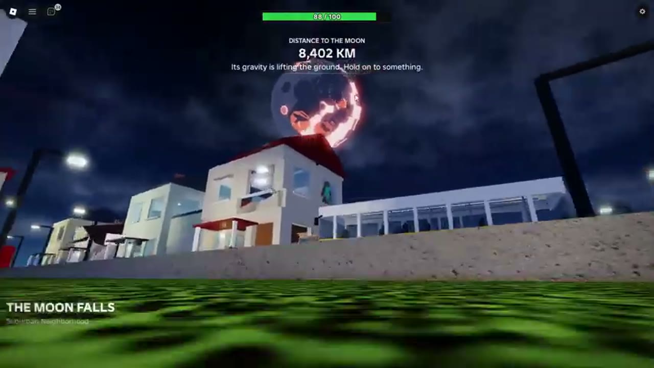 The Moon Falls in game